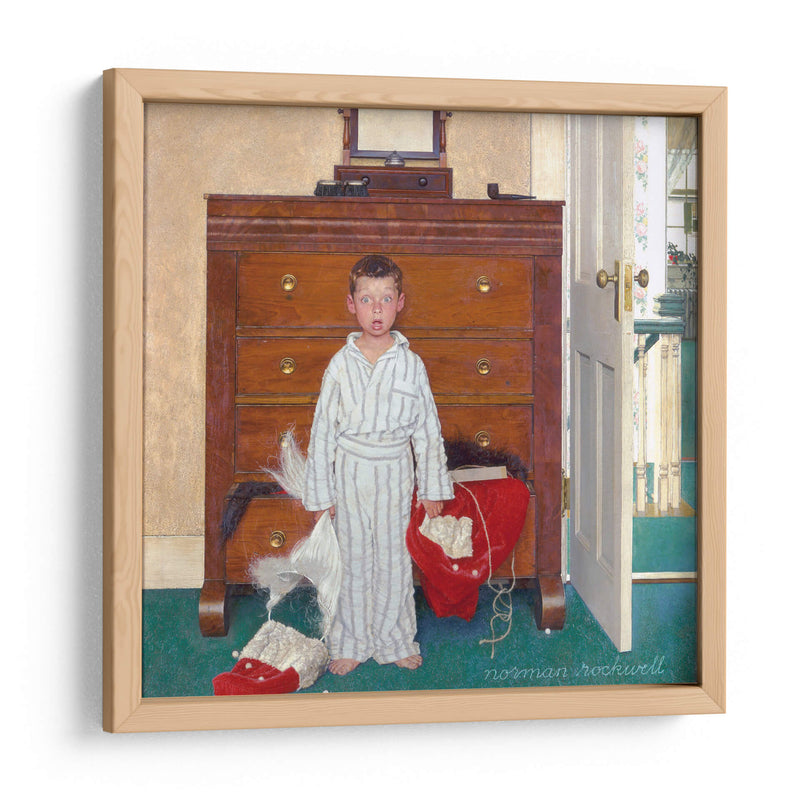 El secreto revelado - Norman Rockwell | Cuadro decorativo de Canvas Lab