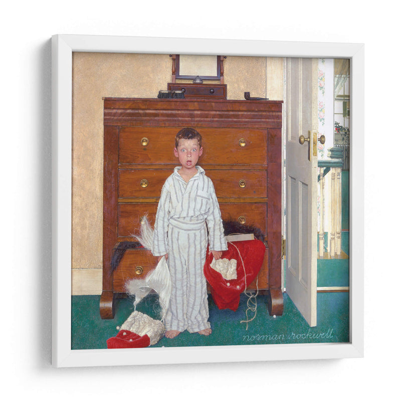 El secreto revelado - Norman Rockwell | Cuadro decorativo de Canvas Lab