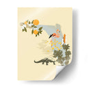 Estado Ilustrado-Florida - W. Rutledge | Cuadro decorativo de Canvas Lab