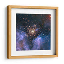 Cúmulo estelar con pirotecnias celestiales | Cuadro decorativo de Canvas Lab