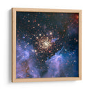 Cúmulo estelar con pirotecnias celestiales | Cuadro decorativo de Canvas Lab