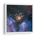 Cúmulo estelar con pirotecnias celestiales | Cuadro decorativo de Canvas Lab