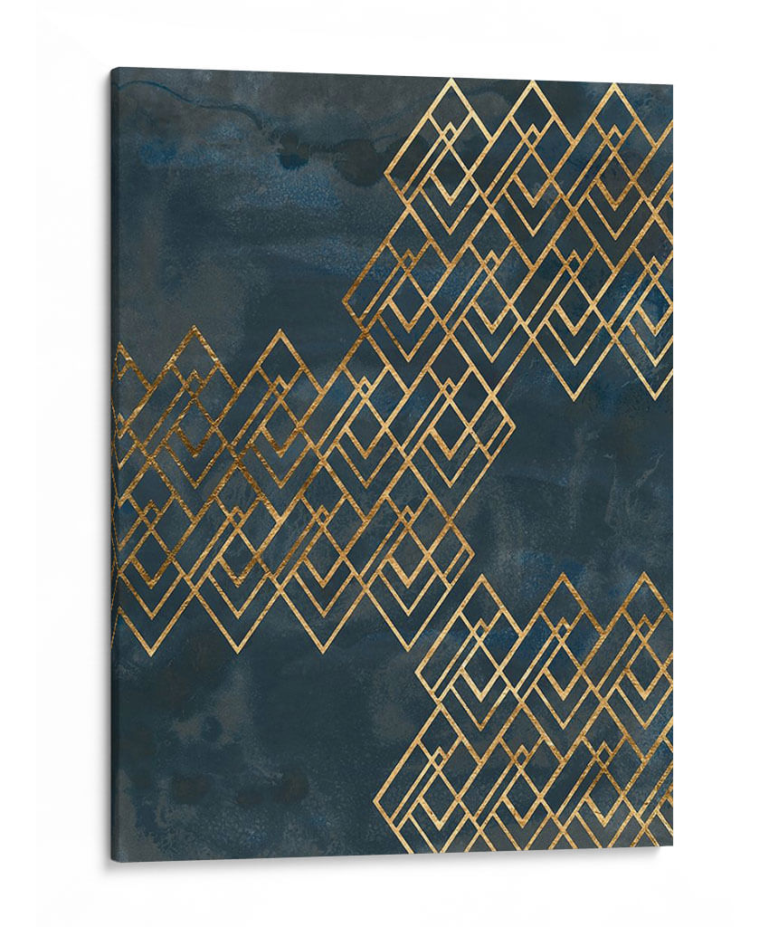 Patrón De Decoración En Azul I - June Erica Vess | Cuadro decorativo de Canvas Lab