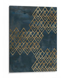 Patrón De Decoración En Azul I - June Erica Vess | Cuadro decorativo de Canvas Lab