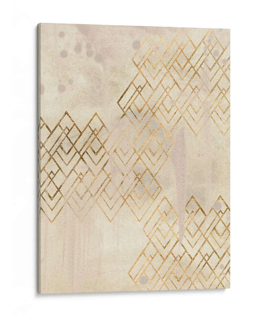Patrón De Deco En Crema I - June Erica Vess | Cuadro decorativo de Canvas Lab