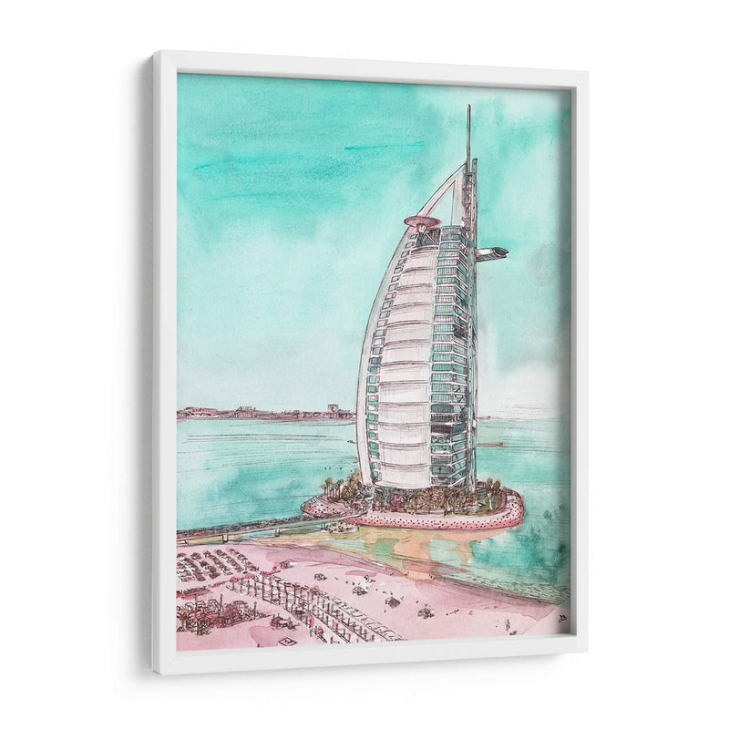 Day Aterrizando Dubai I - Melissa Wang | Cuadro decorativo de Canvas Lab