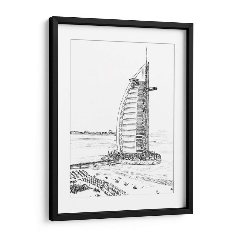 Dubai En Blanco Y Negro I - Melissa Wang | Cuadro decorativo de Canvas Lab