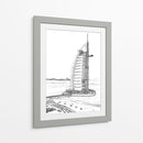 Dubai En Blanco Y Negro I - Melissa Wang | Cuadro decorativo de Canvas Lab