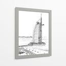 Dubai En Blanco Y Negro I - Melissa Wang | Cuadro decorativo de Canvas Lab