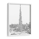 Dubai En Blanco Y Negro Ii - Melissa Wang | Cuadro decorativo de Canvas Lab