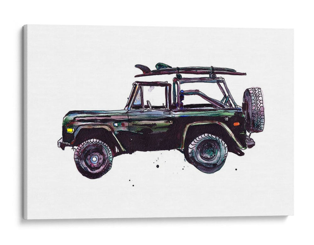 Surfin Wheels Ii - Scherrer Finch | Cuadro decorativo de Canvas Lab