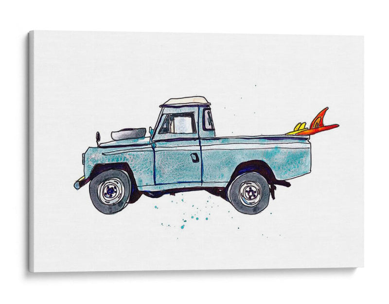 Surfin Wheels Iii - Scherrer Finch | Cuadro decorativo de Canvas Lab