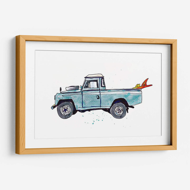 Surfin Wheels Iii - Scherrer Finch | Cuadro decorativo de Canvas Lab