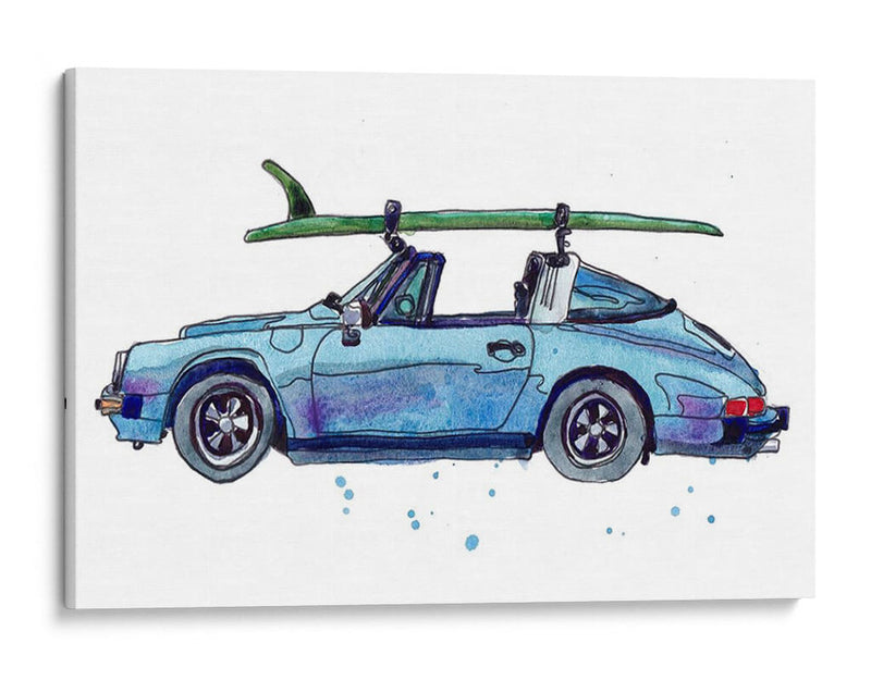 Surfin Wheels Iv - Scherrer Finch | Cuadro decorativo de Canvas Lab