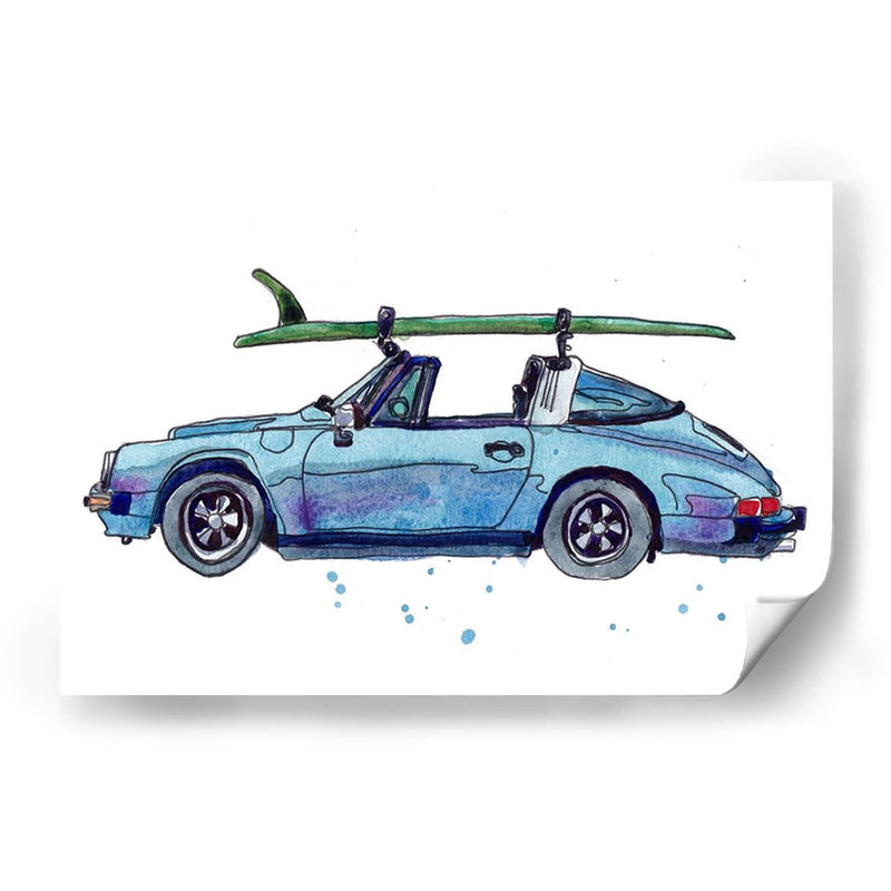 Surfin Wheels Iv - Scherrer Finch | Cuadro decorativo de Canvas Lab