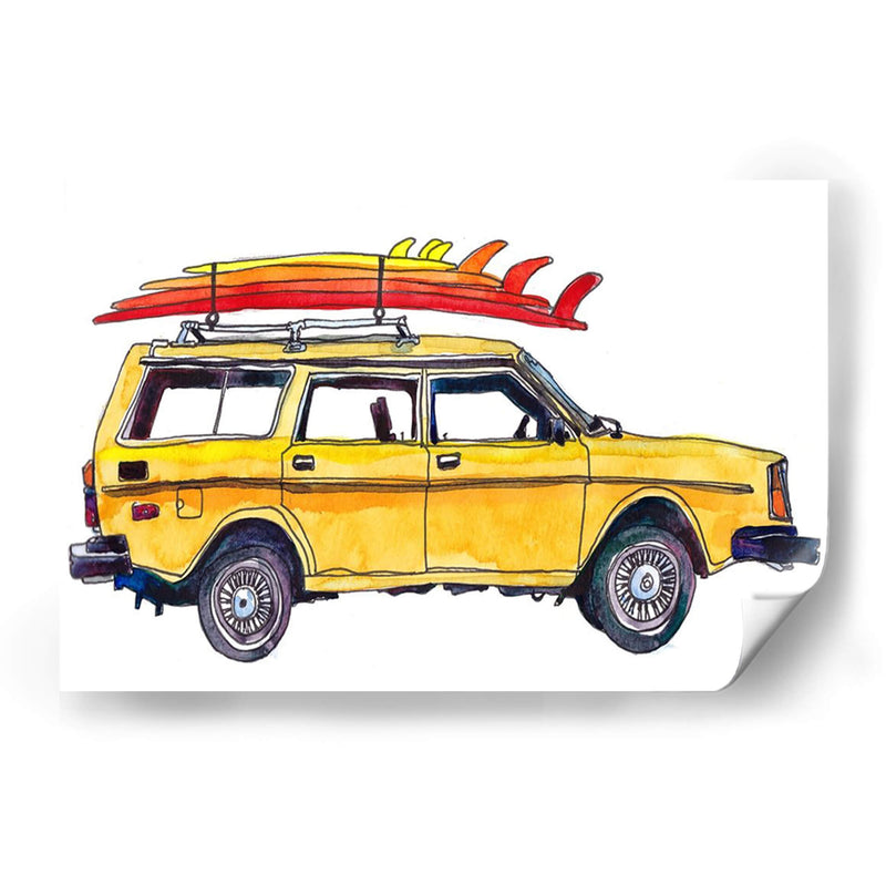 Ruedas De Surfin V - Scherrer Finch | Cuadro decorativo de Canvas Lab