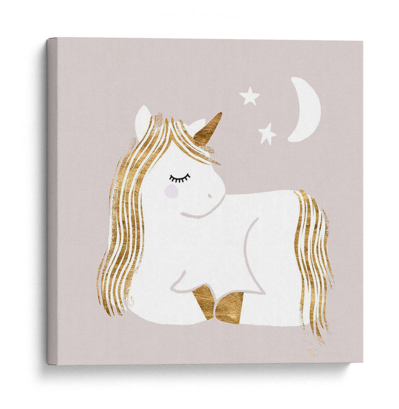 Sleepy Unicorn Ii - Susan Savory | Cuadro decorativo de Canvas Lab