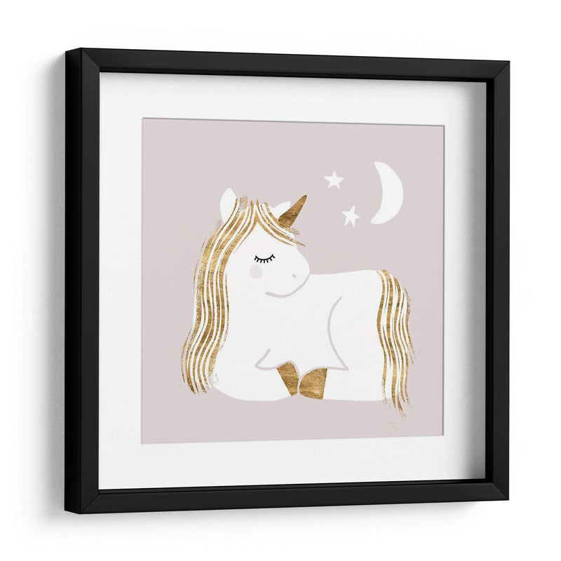 Sleepy Unicorn Ii - Susan Savory | Cuadro decorativo de Canvas Lab