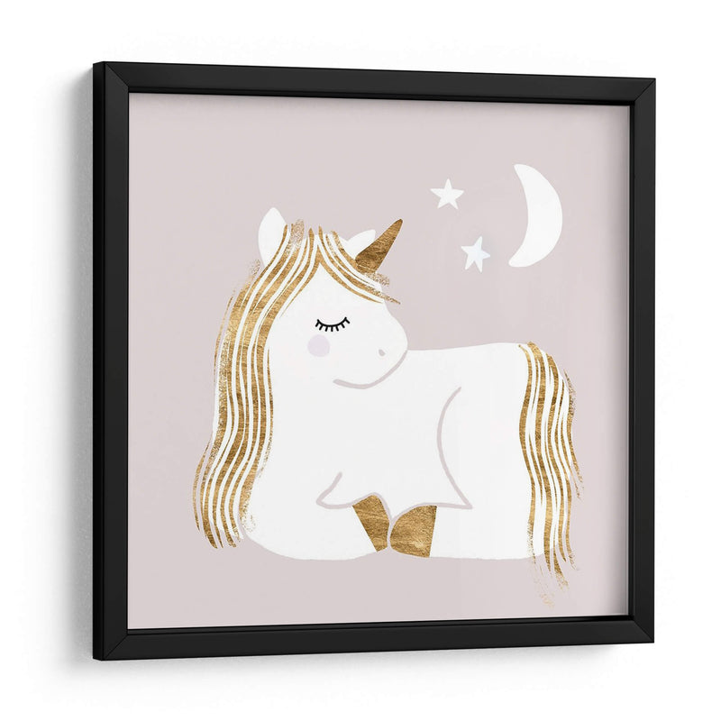 Sleepy Unicorn Ii - Susan Savory | Cuadro decorativo de Canvas Lab