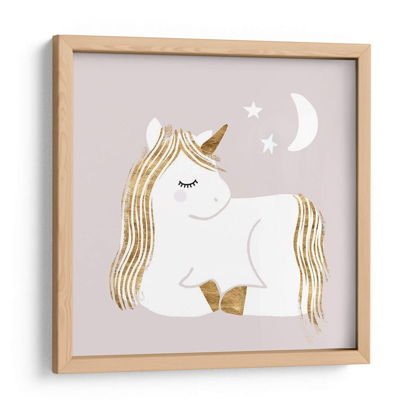 Sleepy Unicorn Ii - Susan Savory | Cuadro decorativo de Canvas Lab