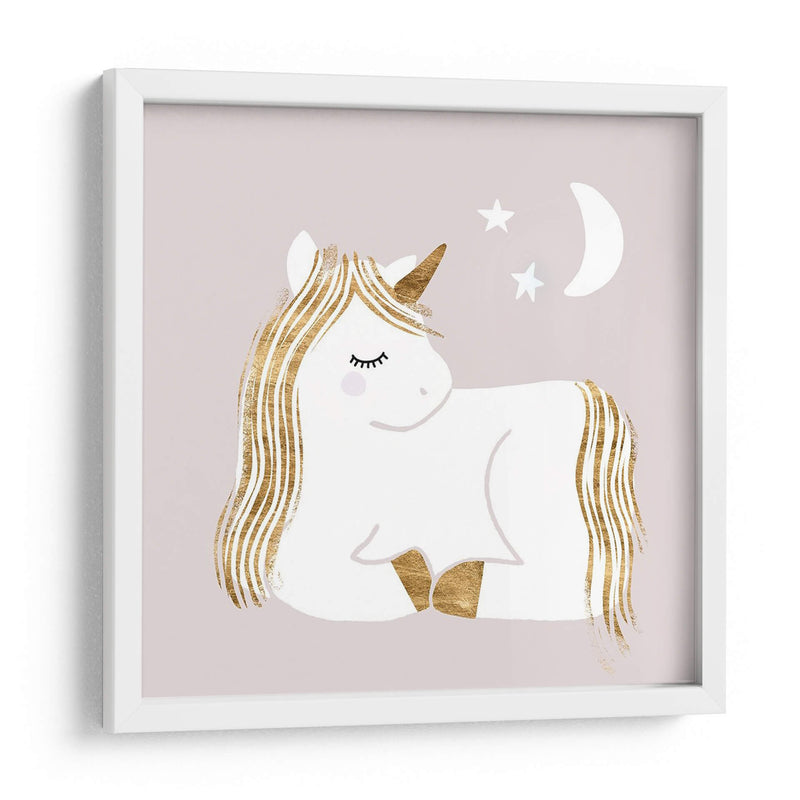 Sleepy Unicorn Ii - Susan Savory | Cuadro decorativo de Canvas Lab