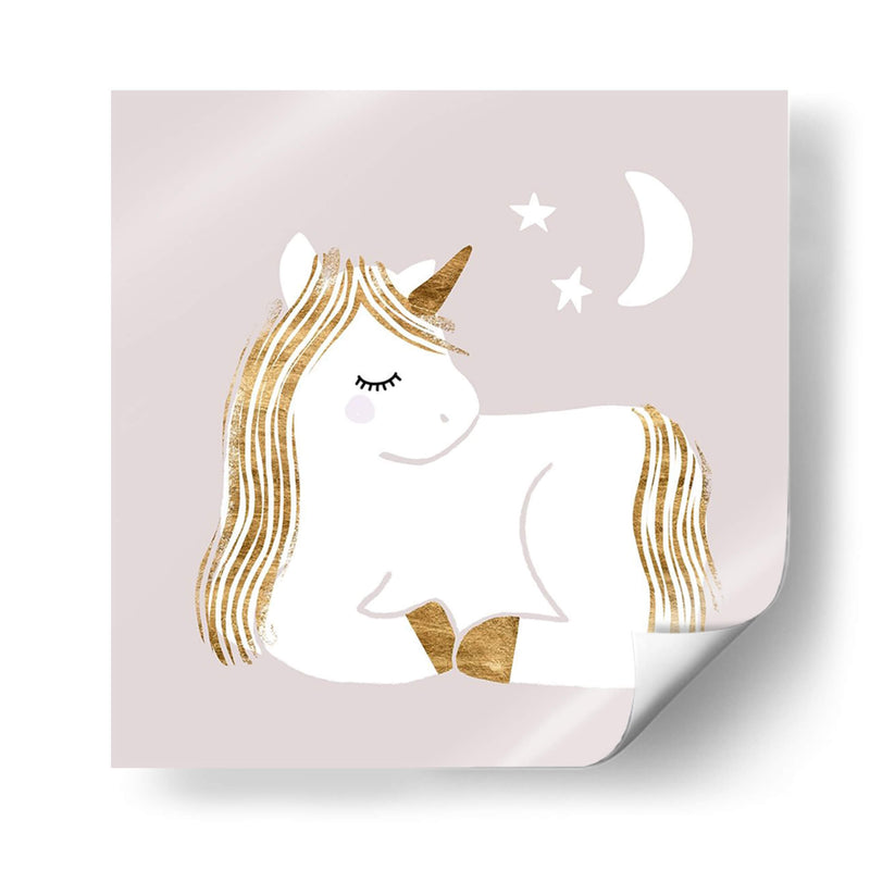 Sleepy Unicorn Ii - Susan Savory | Cuadro decorativo de Canvas Lab