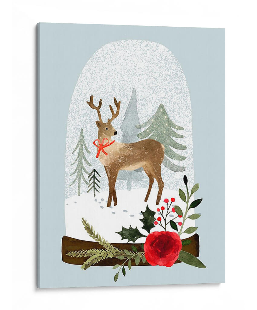 Snow Globe Village Iii - Susan Savory | Cuadro decorativo de Canvas Lab