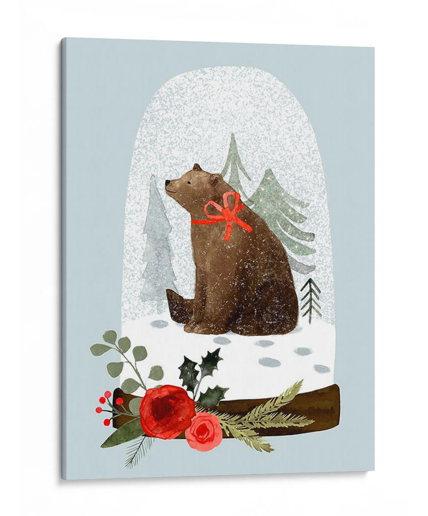 Snow Globe Village Iv - Susan Savory | Cuadro decorativo de Canvas Lab