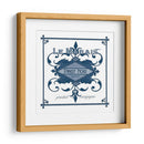 Etiquetas De Vinos De Índigo Ii - June Erica Vess | Cuadro decorativo de Canvas Lab