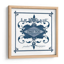 Etiquetas De Vinos De Índigo Ii - June Erica Vess | Cuadro decorativo de Canvas Lab