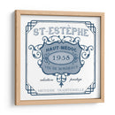 Etiquetas De Vinos De Índigo Iv - June Erica Vess | Cuadro decorativo de Canvas Lab