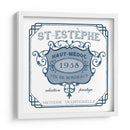 Etiquetas De Vinos De Índigo Iv - June Erica Vess | Cuadro decorativo de Canvas Lab