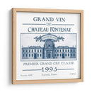 Etiquetas De Vinos De Índigo Ix - June Erica Vess | Cuadro decorativo de Canvas Lab