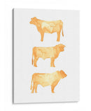 Hereford Trio I - W. Rutledge | Cuadro decorativo de Canvas Lab