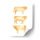 Hereford Trio Ii - W. Rutledge | Cuadro decorativo de Canvas Lab