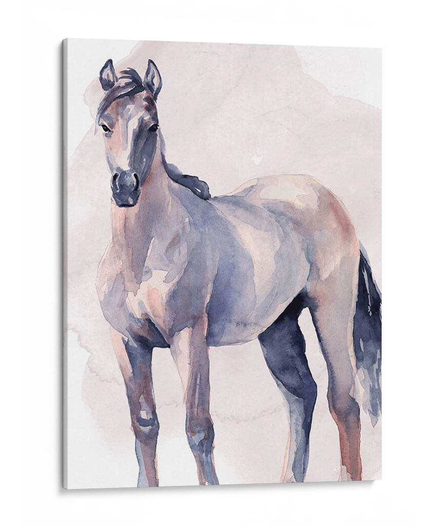 Caballo En Acuarela Ii - Jennifer Paxton Parker | Cuadro decorativo de Canvas Lab