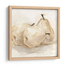 Estudio De Pera Blanco Ii - Ethan Harper | Cuadro decorativo de Canvas Lab