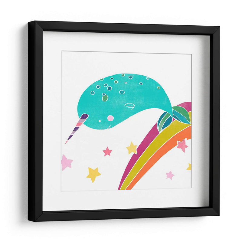 Feliz Narwals Ii - June Erica Vess | Cuadro decorativo de Canvas Lab