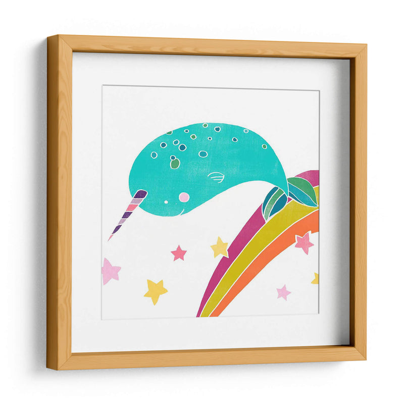 Feliz Narwals Ii - June Erica Vess | Cuadro decorativo de Canvas Lab