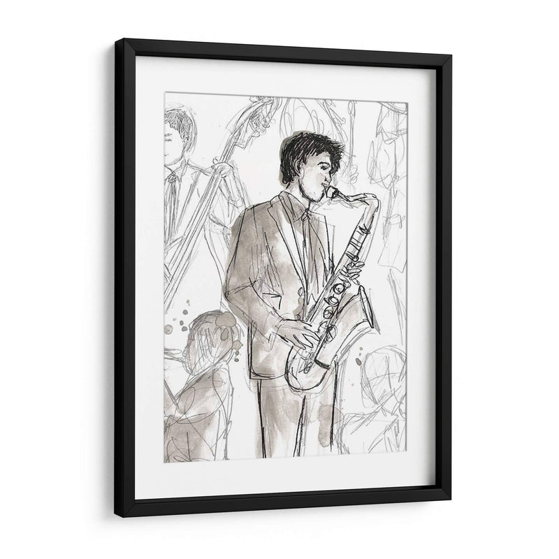 Sketchbook De Jazz I - June Erica Vess | Cuadro decorativo de Canvas Lab