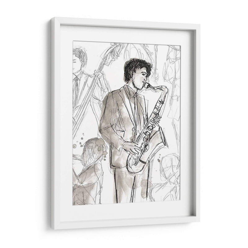 Sketchbook De Jazz I - June Erica Vess | Cuadro decorativo de Canvas Lab