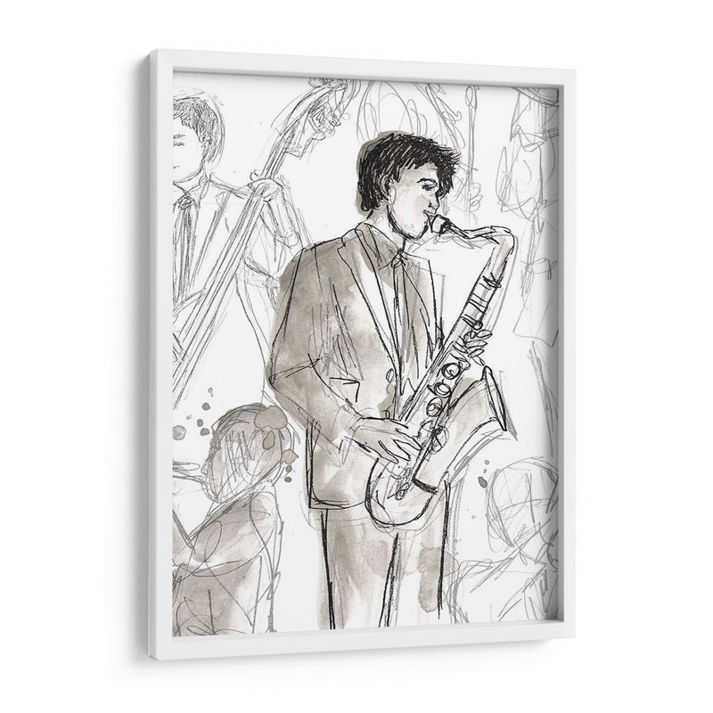 Sketchbook De Jazz I - June Erica Vess | Cuadro decorativo de Canvas Lab