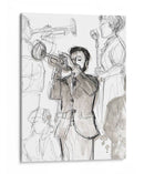 Sketchbook De Jazz Ii - June Erica Vess | Cuadro decorativo de Canvas Lab