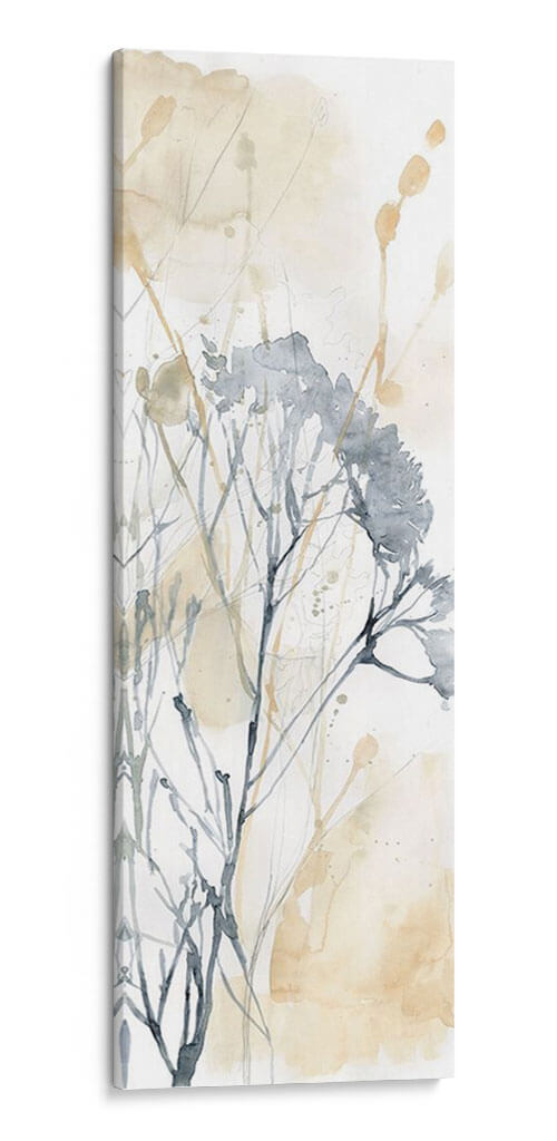 Contorno De Línea De Flores Silvestre Ii - Jennifer Goldberger | Cuadro decorativo de Canvas Lab