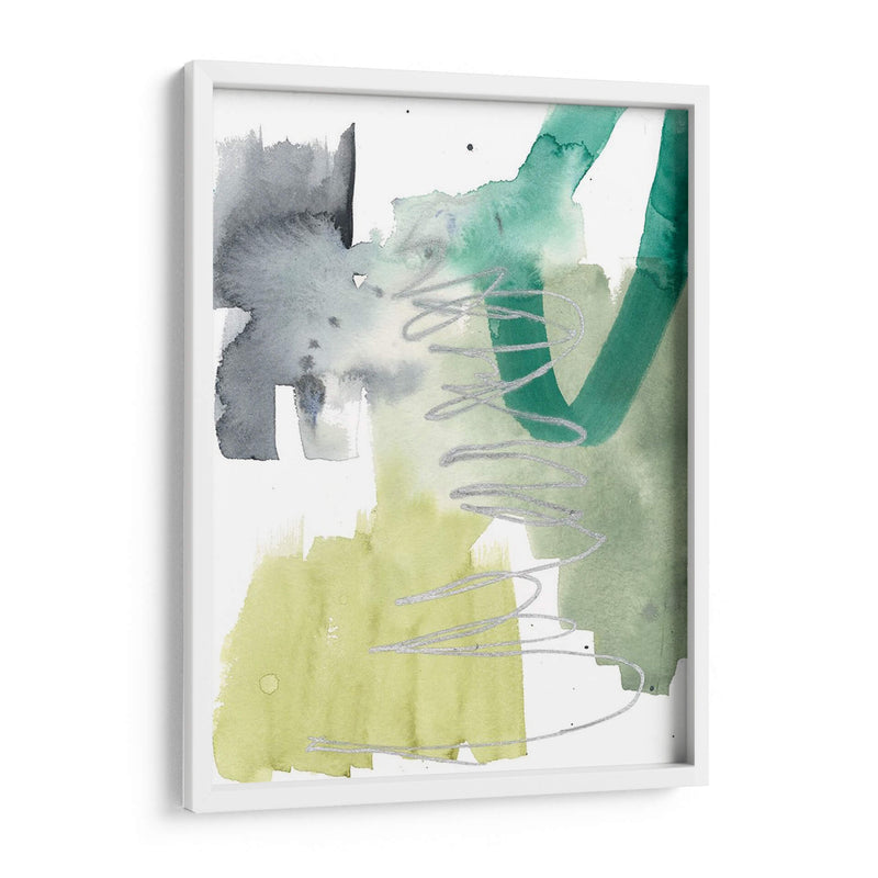 Graffiti Green Iv - Jennifer Goldberger | Cuadro decorativo de Canvas Lab