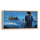 Harry Potter viendo a Hogwarts por primera vez. | Cuadro decorativo de Canvas Lab