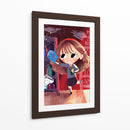 Ilustración de Hermione con libros | Cuadro decorativo de Canvas Lab