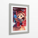 Ilustración de Hermione con libros | Cuadro decorativo de Canvas Lab