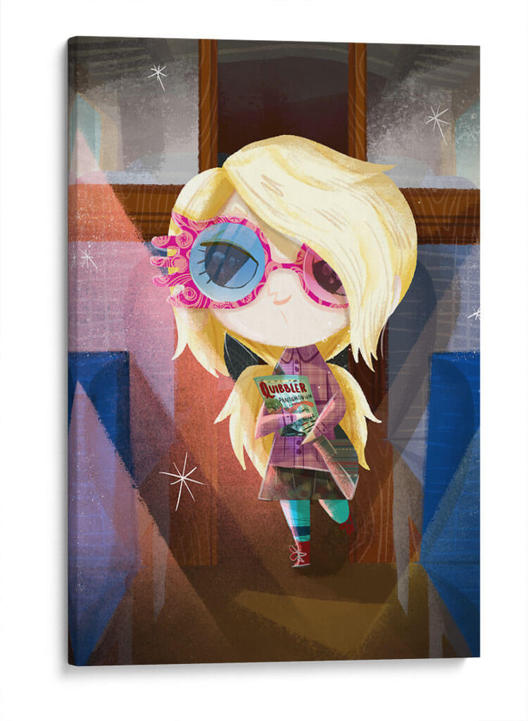 Ilustración de Luna Lovegood | Cuadro decorativo de Canvas Lab