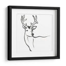 Minimal Deer I - June Erica Vess | Cuadro decorativo de Canvas Lab